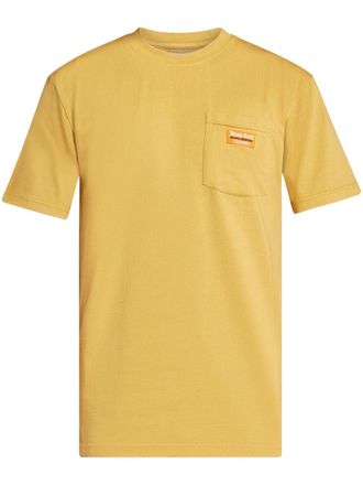 Market T-shirt con applicazione - Giallo