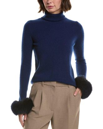 Sofiacashmere Turtleneck Cashmere Sweater