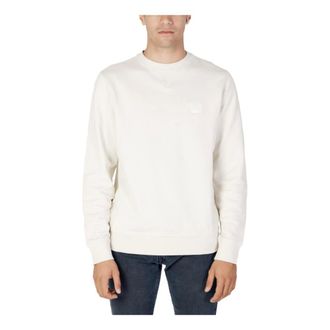 HUGO BOSS Hoodies & sweatvesten, Heren, Beige, 2Xl, Katoen, Stijlvol Beige Sweatshirt