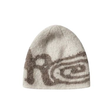 Roa Vortex Mohair Beanie - unisex - Sport - Grijs - Maat: ONE Size Mohair