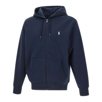 Polo Ralph Lauren Hoodies & sweatvesten, Heren, Blauw, 2Xl, Katoen, Core Replen Sweatshirt Navy Blue