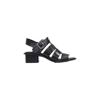 Calvin Klein Jeans High Heel Sandals, female, Black, 7 UK, Heel Square MG Buckle Sandal