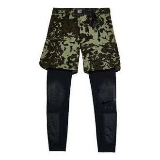 Nike Lab MMW 2 In 1 Pants Camo Black AR5615-010