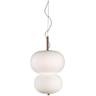 Leds - C4 Grok Ilargi - Colgante De Techo Led Con Forma De Globo, Blanco Mate, Luz Ceniza, Corte De Fase, Atenuaci&oacute;n, 39,5 Cm, 3195 Lm, 2700 K