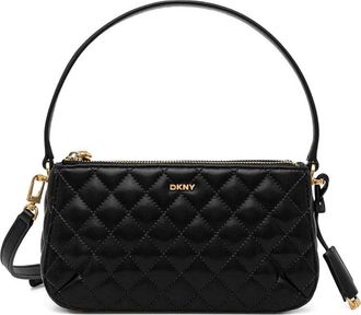 DKNY Quilted Cow Leather Crossbody Bag With Gold-Tone Hardware