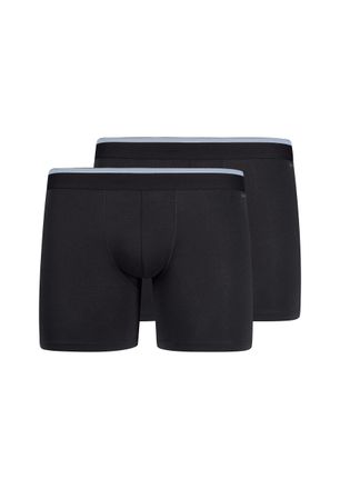 Skiny Lange Unterhose SKINY Cotton Multipack, Herren, Gr. XXL, schwarz, Obermaterial: 95% Baumwolle, 5% Elasthan, unifarben, normal, Unterhosen Lange Unterh