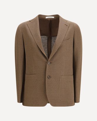 Tagliatore Linen and cotton Blazer Male 52