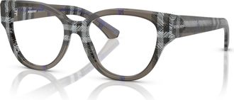 Burberry Demo Oval Ladies Eyeglasses BE2421 4147 53