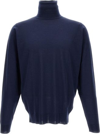 John Smedley Refined High Neck Pullover In Extra-Fine Merino Wool