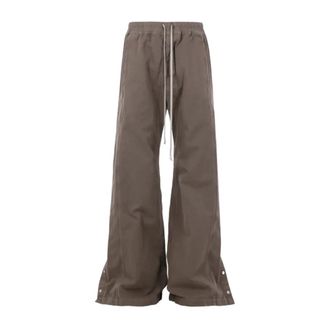 Rick Owens Wide Trousers, male, Brown, Size: XS Wide Pusher Pants Dust