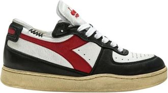 Diadora Basket Row Cut Sneakers - Heren - Sneakers - Veelkleurig - 41 EU - Leer - Schoenen