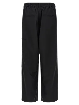 Yohji Yamamoto Wool-Blend Trousers - Black