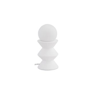 Lindby Lindby L&aacute;mpara De Mesa nielson En Blanco Cer&aacute;mica, Arcilla, Yeso