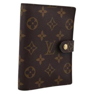 Louis Vuitton Vintage, unisex, Bruin, ONE Size, Pre-owned Day Planner Cover