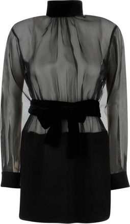 Dolce & Gabbana Short Dresses, female, Black, Size: S Stylish Dresses for Every Occasion