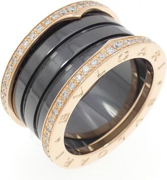 Bulgari Pink Gold (18K) Ceramic Band Ring (Pre-Owned)
