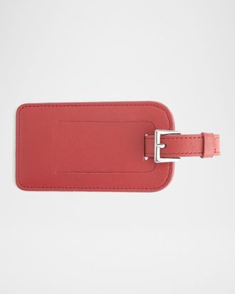Royce Leather Monogrammed Leather Luggage Tag