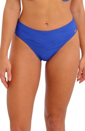 Fantasie Beach Waves Mid Rise Bikini Bottoms in Ultramarine at Nordstrom, Size Xx-Large