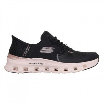 Skechers Dames Pro Mesh Glide-Step Sneakers (Zwart/Goud)