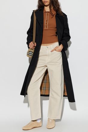 Burberry Trench Coat Waterloo, Womens, Black