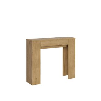 Itamoby Consola extensible 90x25/181cm efecto madera roble natural
