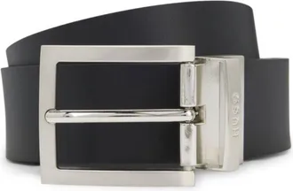 HUGO BOSS Reversible belt in Italian leather