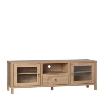 Klast Mueble TV efecto madera natural 160x60 cm