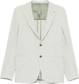 Tagliatore Jacket Tagliatore - Heren - Blazers - Groen - M - Jassen