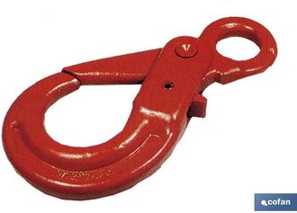 cofan Gancho De Seguridad G80 Tn-3,2, Gancho De Alta Seguridad De Gran Dureza Aleaci&oacute;n G-80, Con Autocierre Para Uniones Seguras Y De Alta Carga. - Cofan