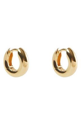 Argento Vivo Small Chubby Huggie Hoop Earrings in Gold at Nordstrom