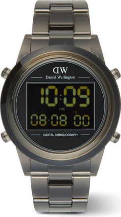 Daniel Wellington Retro Digital Bracelet Watch, 42mm in Transparent Dark Grey at Nordstrom