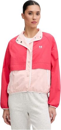P.E Nation Technique Spray Jacket - Dames - Zomerjassen - Roze - XS - Polyester - Jassen