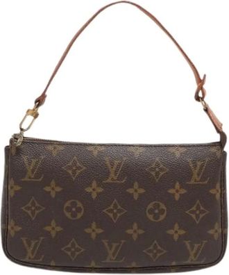 Louis Vuitton Pre-owned Shoulder Bags, female, Brown, Size: ONE SIZE Pre-owned Vintage Shoulder Bag