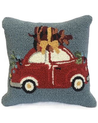 The Rug Market Holiday Pinecone Car 16X16in Rug