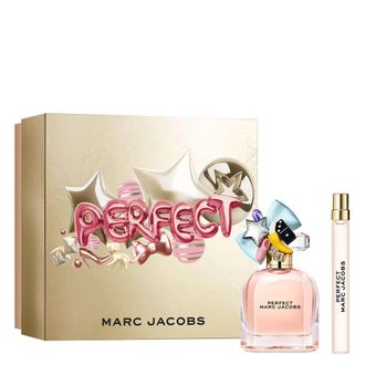 Marc Jacobs Womens Perfect Eau de Parfum Gift Set 50ml with 10ml Travel Spray - One Size