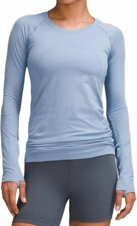 lululemon Swiftly Tech Long Sleeve 2.0 Top In Blue Willow