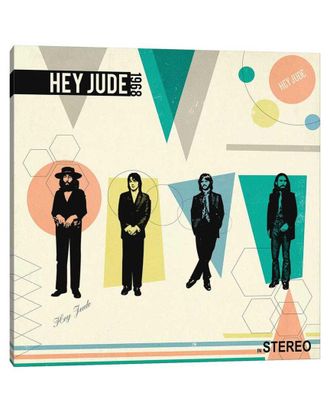iCanvas Hey Jude In Stereo, 1968 By Radio Days Wall Art