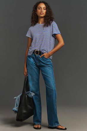 Reformation Val 90s Mid-Rise Straight-Leg Jeans