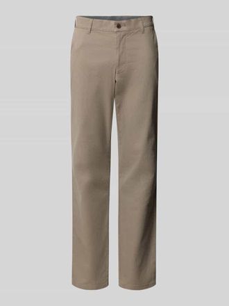 Christian Berg Straight Fit Stoffhose mit franz&ouml;sischen Eingrifftaschen in Hellbraun, Gr&ouml;&szlig;e 102