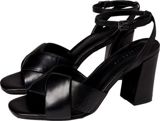 Aerosoles Lyra Heeled Sandal Black Leather LYRA-002 Womens