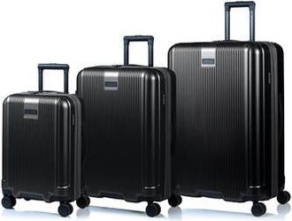 Champs Luggage Marquis 3-Piece Hardside Luggage Set in Black at Nordstrom Rack