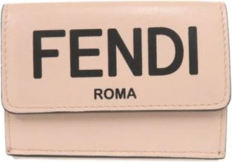 Fendi Pre-owned Wallets, female, Pink, Size: ONE SIZE Pre-owned Vintage Wallet