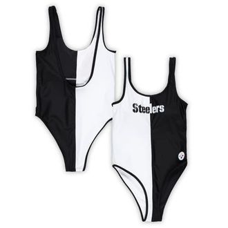 G-III 4Her by Carl Banks Womens G-III 4Her by Carl Banks Black/White Pittsburgh Steelers Last Stand One-Piece Swimsuit at Nordstrom, Size Xx-Large