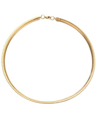 Adornia Adornia 18K Plated Stainless Steel Tarnish-Resistant Omega Layering Chain Necklace