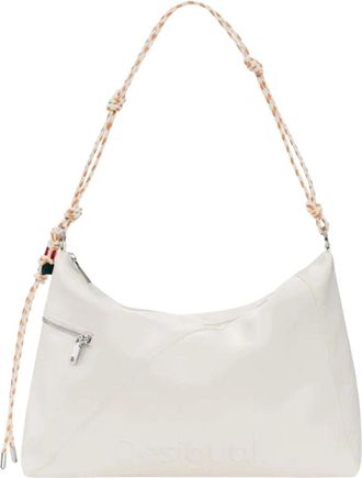 Desigual Borsa Large Charms - - Bags - Donna - Bianco - ONE SIZE