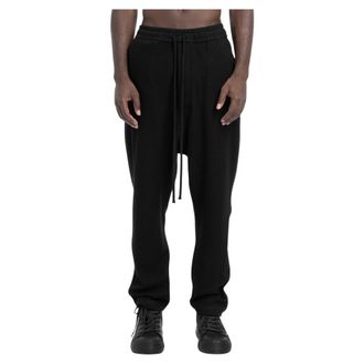 Thom Krom Broeken, Heren, Zwart, S, Wol, Wool Drawstring Pants