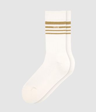 Autry Chaussettes Stripes Corde Platine