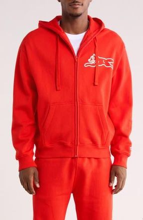 Icecream Hard Shell Graphic Zip Hoodie in Fiery Red at Nordstrom Rack, Size Xxx-Large