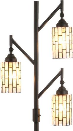 Jonathan Y Designs Lewis Tiffany-Style 71 Multi-Light LED Floor Lamp, Bronze at Nordstrom