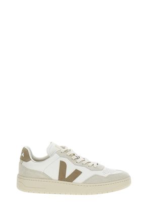 Veja White V90 Leather Sneakers
